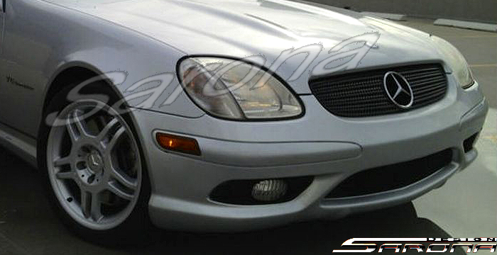 Custom Mercedes SLK  Convertible Front Bumper (1998 - 2004) - $590.00 (Part #MB-064-FB)